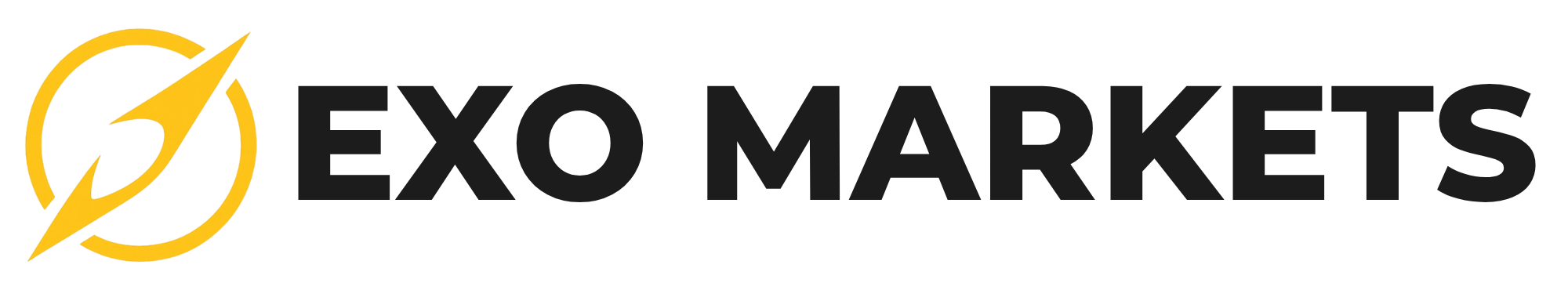 Exo Markets Logo - Blk